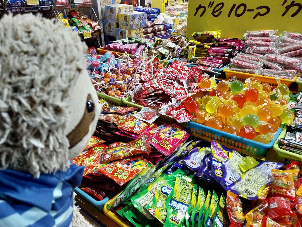 Corn at the candy market